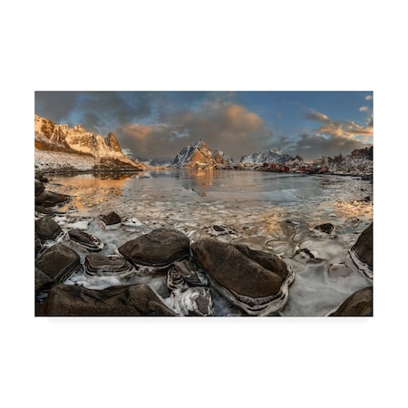 Jan Smid Master 'Frozen Reine' Canvas Art,30x47